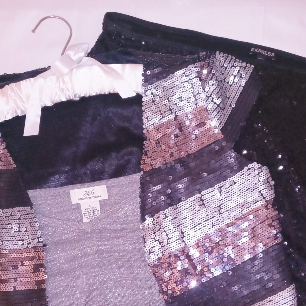 Woman's Bedazzled Bolero With Cupped Sleeves